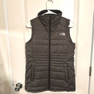 North Face Grey Vest -Size Small
